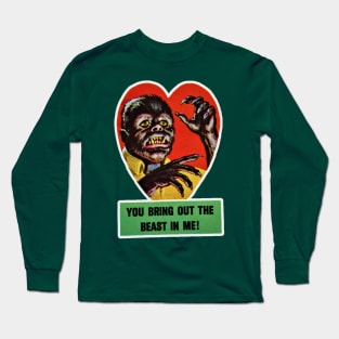 Valentines Beast Long Sleeve T-Shirt